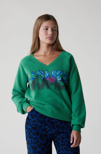 Sweat Shiva Women Sortie Femme Leon & Harper Sweatshirts Green