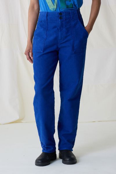 Pantalons & Jeans Blue Leon & Harper Femme Qualifié Pantalon Past Plain