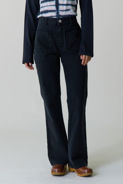 Savoir Pantalons & Jeans Jean Perfect Pln1 Femme Black Leon & Harper