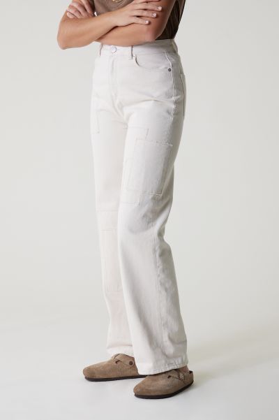 Femme Offre Spéciale Jean Francois Multi Pantalons & Jeans Off White Leon & Harper