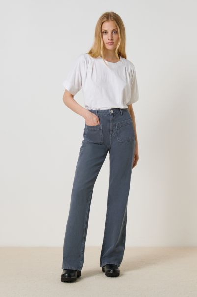 Pantalons & Jeans Grey Leon & Harper Pantalon Perfect P23 Grand Femme