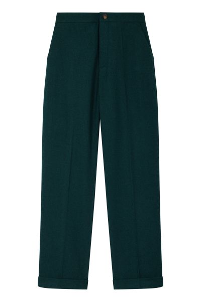 Green Leon & Harper Femme Pantalons & Jeans Pantalon Pol Pln Marchandage