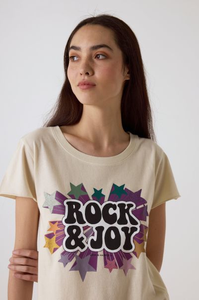 Normé Femme Leon & Harper T-Shirt Toro Rocky T-Shirts & Tops Off White
